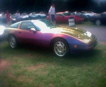 this is a MULTI colored vette WOW neat 